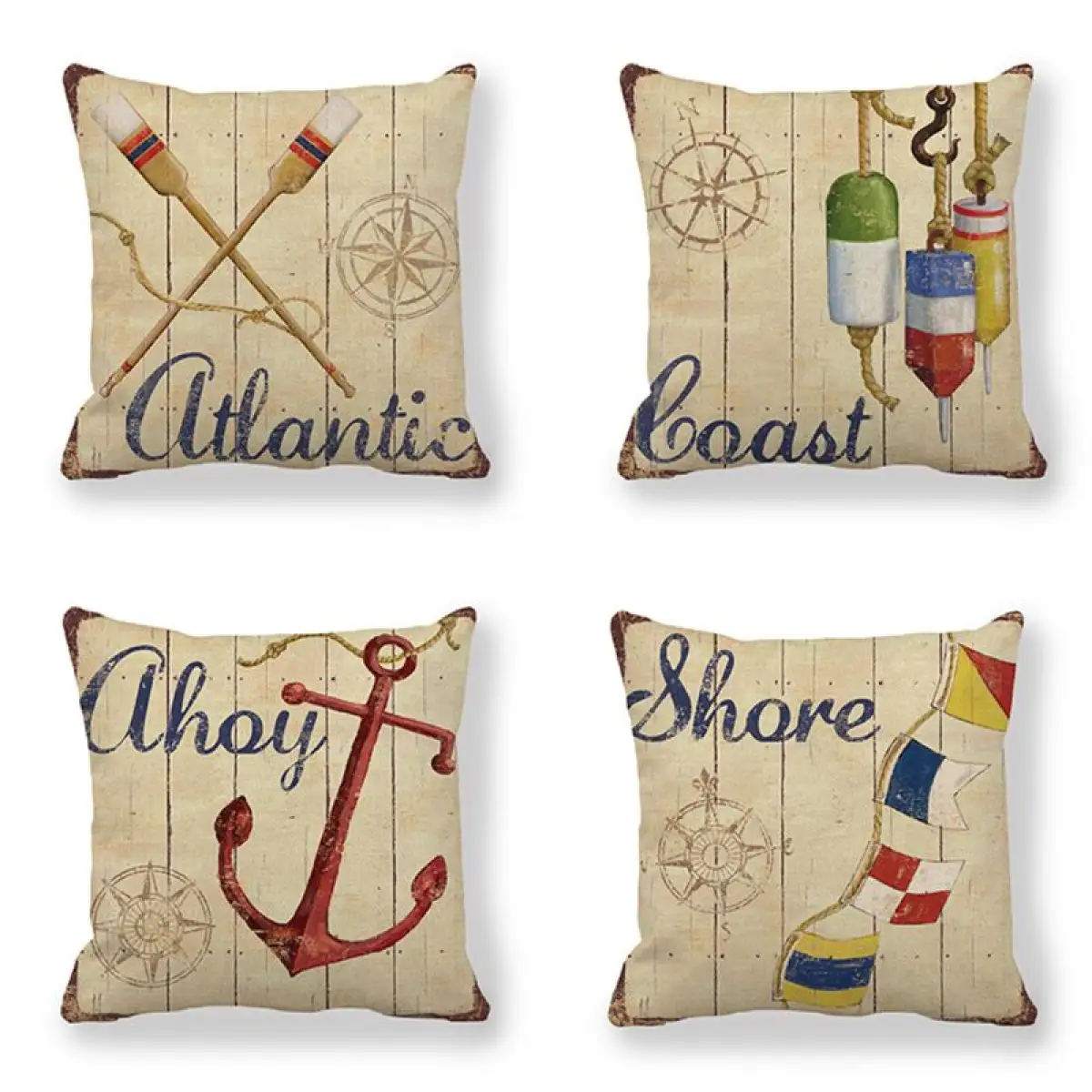 beach pillow covers