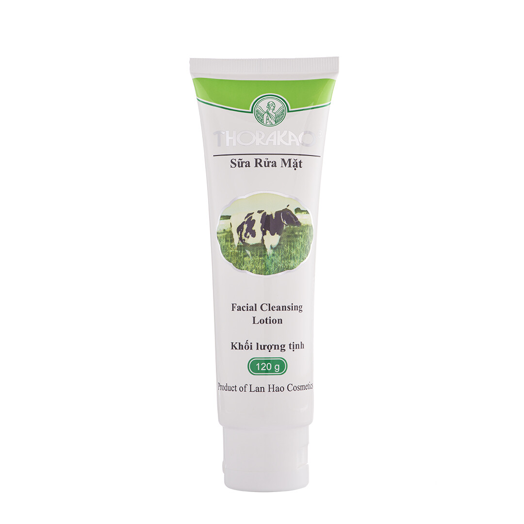 Rửa mặt sữa bò có hạt massage 120g
