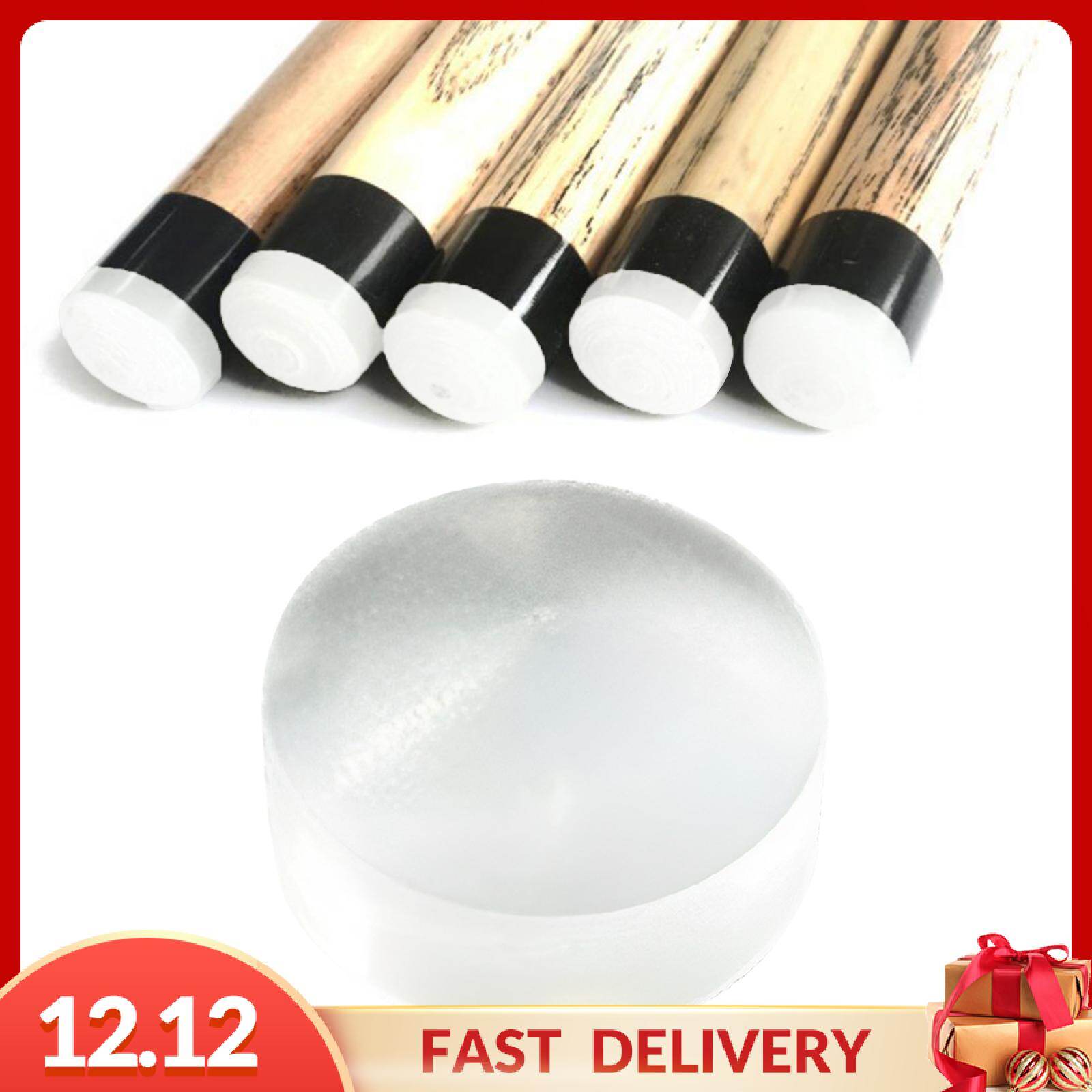 Pezhong Pool Cue Tip 14mm Pool Tip Repair Replacement Kit for Billiards Lovers