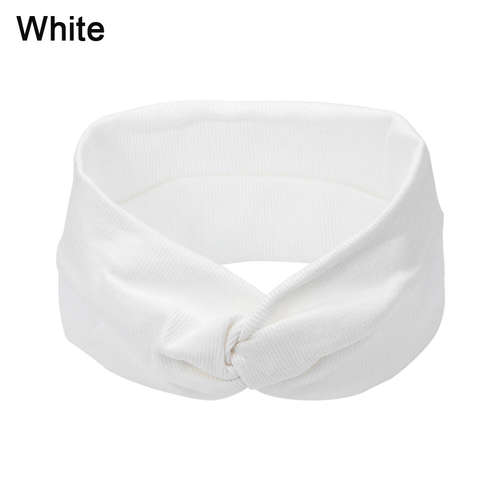 1pc Cotton Twisted Elastic Turban Headbands for Women Stretchy Gym Yoga Hair Band Head Wrap Headwear Bandana Hair Accessories