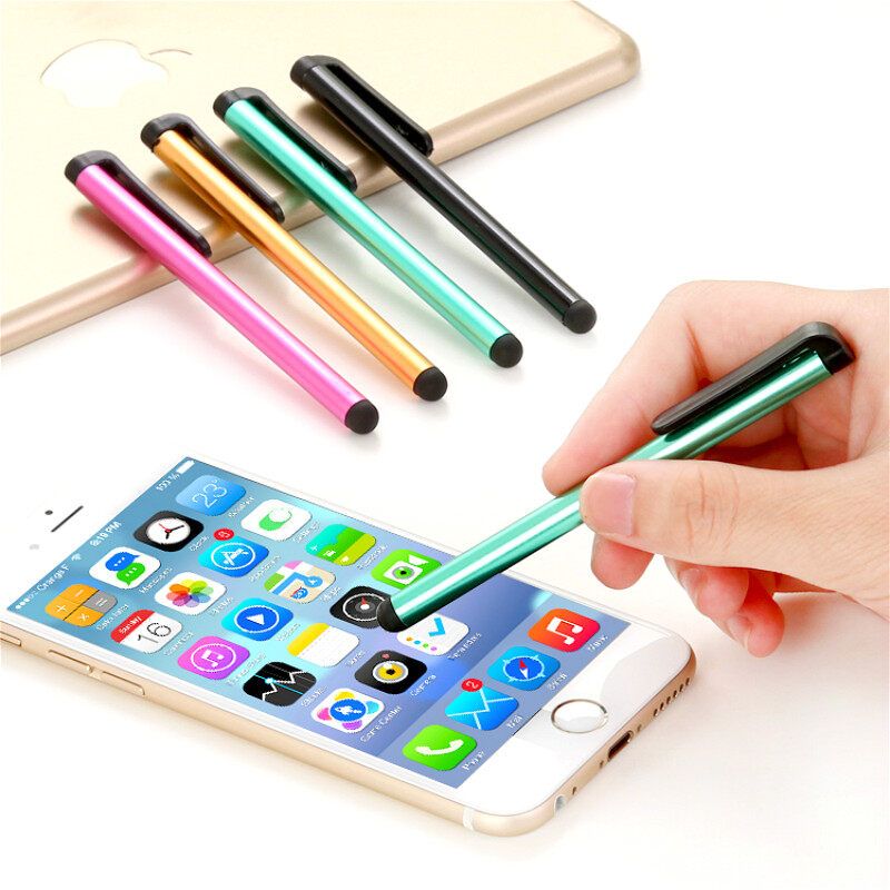 【akula store】1/5/10 Pcs Universal Capacitive Pen Universal Stylus Toothpick Pen Touch Pen Soft Head For All Type Phone Ipad Tablet Durable (Random Color)