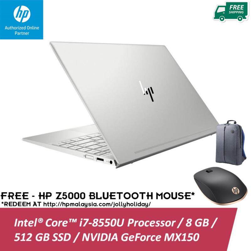 HP ENVY 13-AH0042TX 13.3 FHD IPS Laptop Silver ( I7-8550U, 8GB, 512GB, MX150 2GB, W10 ) Malaysia