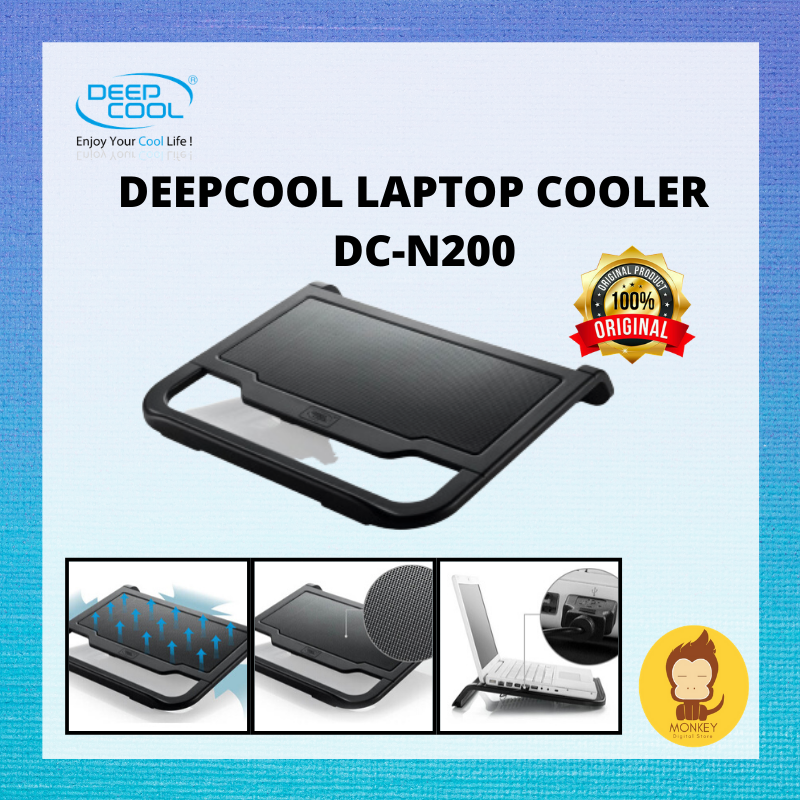 Deepcool DC-N200 Laptop Notebook Cooler Malaysia