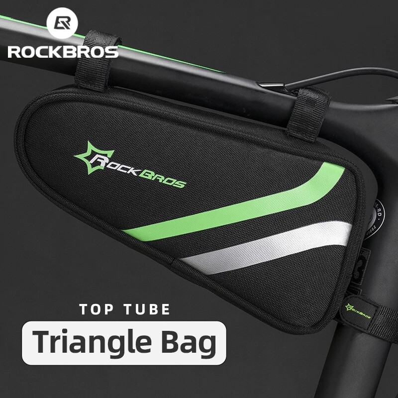 ROCKBROS Waterproof Cycling Bicycle Bags MTB Road Bike Frame Front Triangle Bike Tube Bags Rainproof Bicycle Repair Tool Pannier