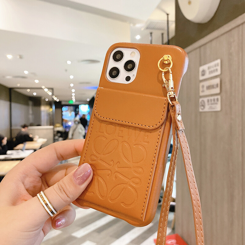 Bao Đựng Thẻ iPhone 12 Dây Đeo Ba Lô Hình Người Đưa Thư iPhone 11Pro Max Hộp Đựng Thẻ Ip8 X XR I7plus Vỏ Bảo Vệ Chống Rơi, Xs Ins12mini Ví