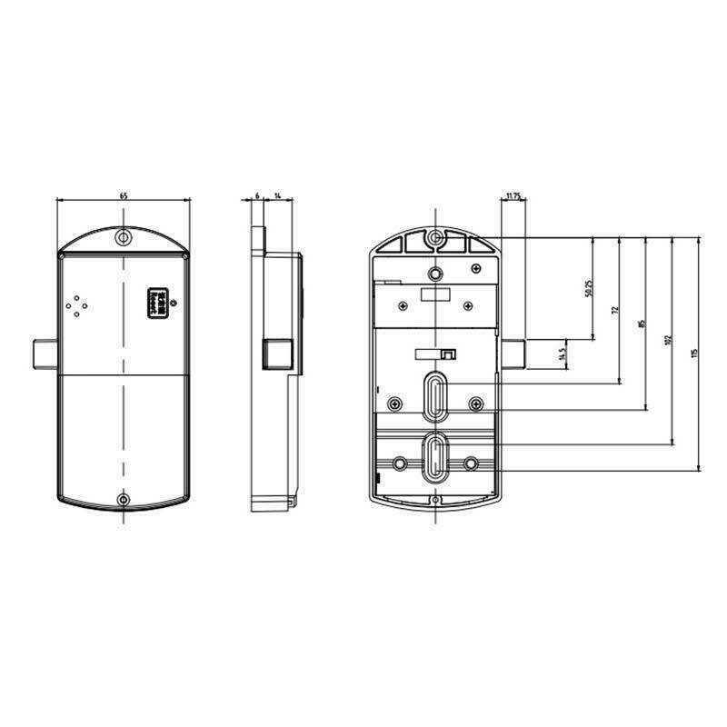【Door Lock】smart Kỹ Thuật Số Khóa Cửa Mật Mã Mật Khẩu Bàn Phím Không Phím