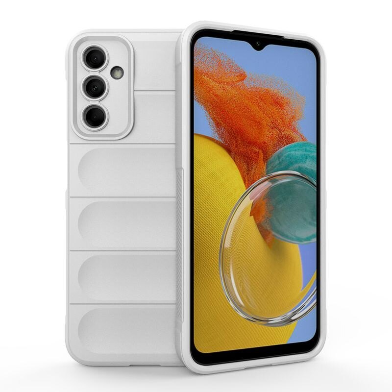 Shockproof Case For Samsung Galaxy M14 SAM 5G 2023 Soft Flexible Silicone TPU Bumper Phone Cover Back Casing Armor Anti Drop Camera Protective
