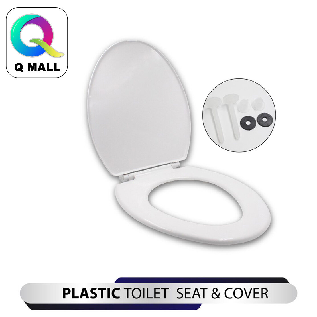 plastic toilet bowl