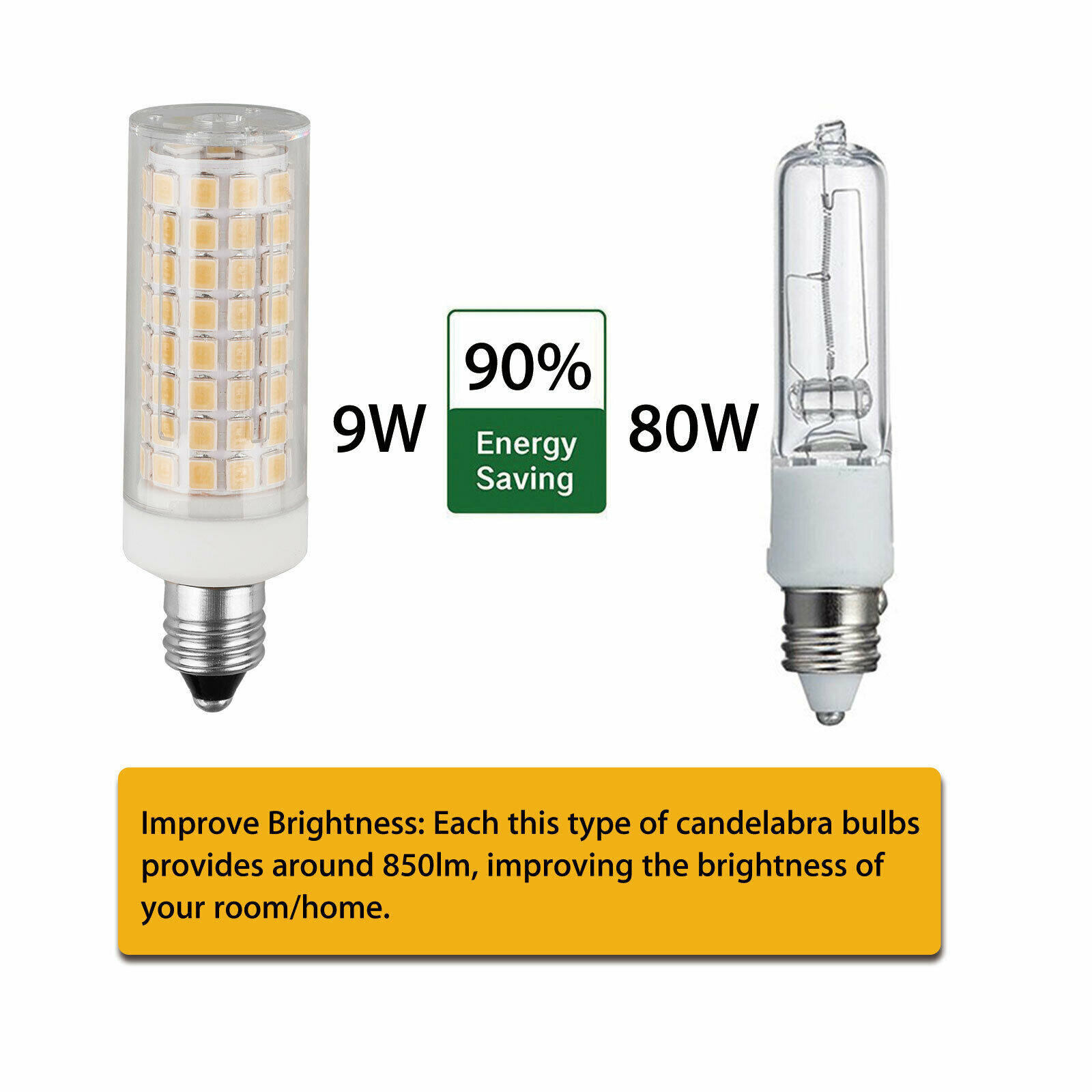 ERANPO Mini Dimmable LED Lights G4 G9 BA15D E11 E12 E14 E17 102 LEDs Corn Bulbs 9W Replace 80W Halogen Lamps 220V for Home House