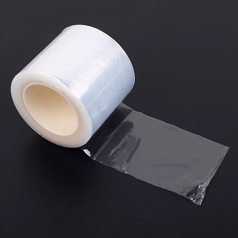 Dorisna 200M/Roll Microblading Tattoo Clear Plastic Wrap Preservative Film for Permanent Makeup Tattoo Eyebrow Tattoo Accessories Wholesale