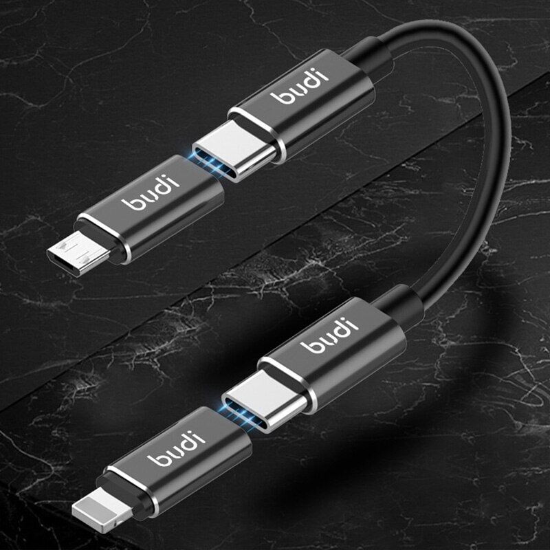 Multi-Ftion TF Card Adapter Storage Box USB OTG Converter Type C Micro SD Card Memory Reader Case Data Cable For Travel