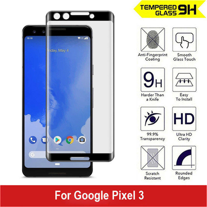 [SONGFUL] For Google Pixel 3 / 3XL 3D Full Coverage Tempered Glass LCD Screen Protector