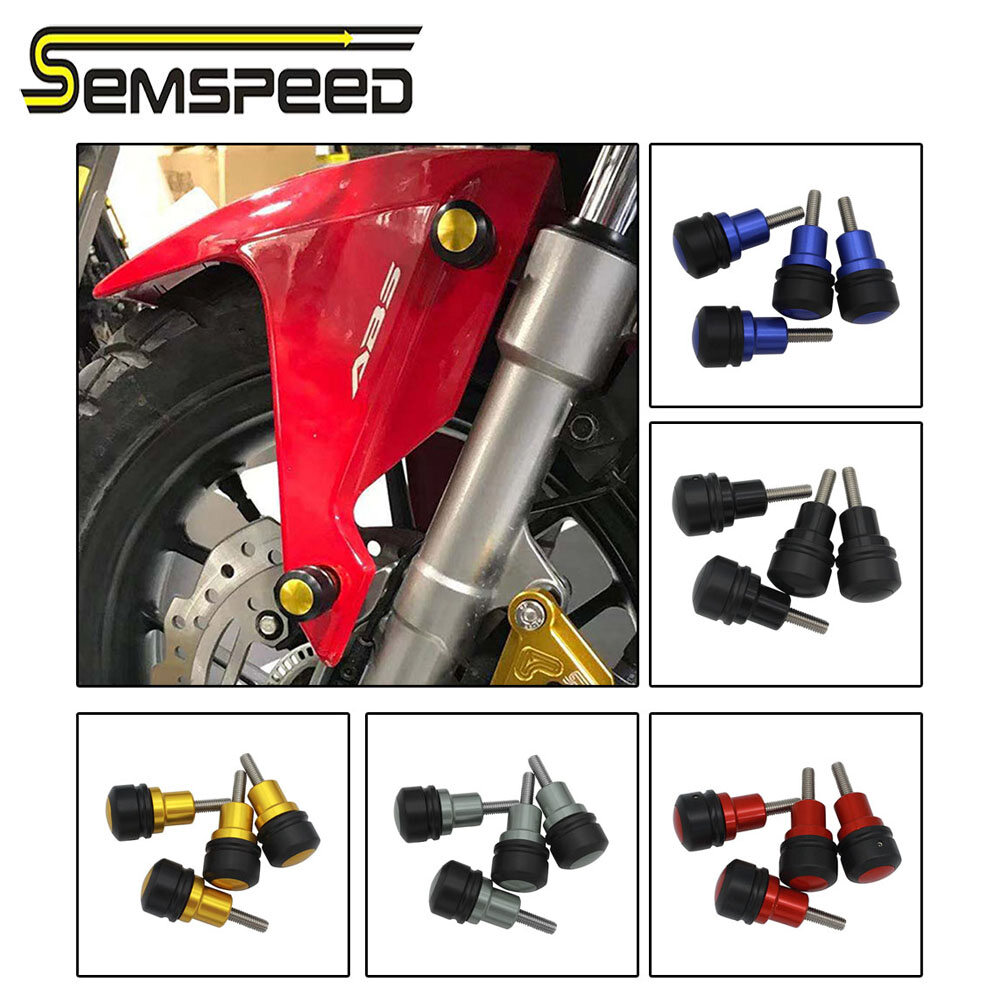 SEMSPEED Motorcycle 6mm Front Fender Fork Frame Slider Screws Bolts For Yamaha WR155R XSR155 MT-03 Mio Gravis NMAX Mio Aerox YZF-R15 YZF-R3