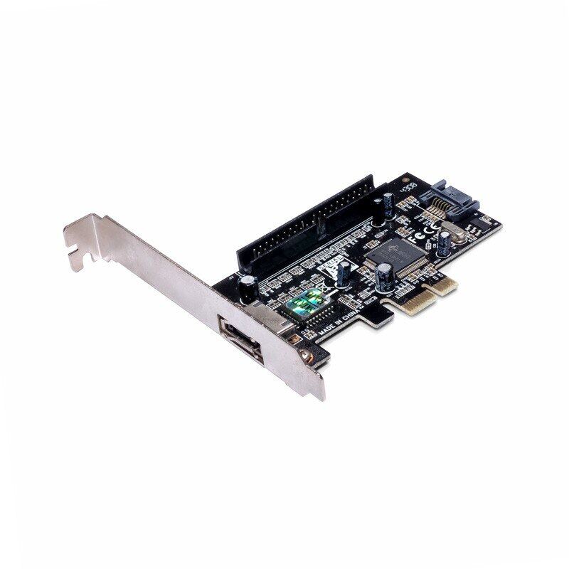 PCIE x1 eSATA+SATA II 300 +IDE Raid Card SATA3Gb/s JMB363 | Lazada PH