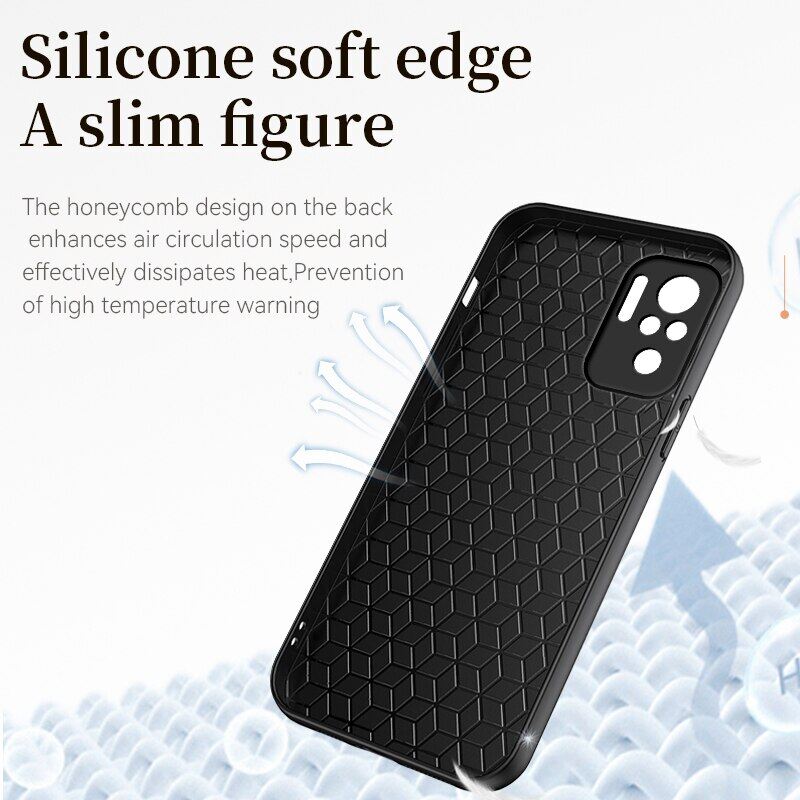 Cho Redmi Note 10 4g trường hợp cứng TPU Ốp viền silicon điện thoại chống sốc trường hợp Redmi Note 10S vỏ bìa