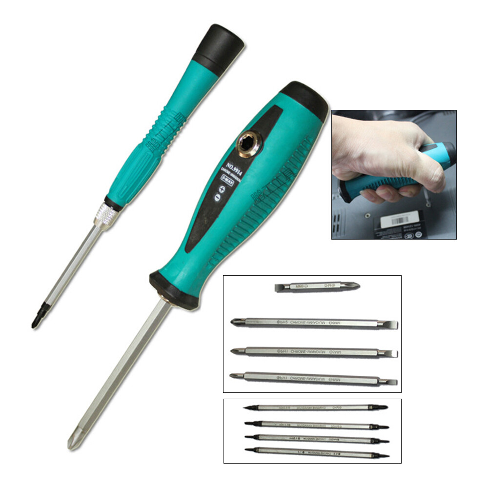 【Ready Stock+COD】10 Pieces Insulated Screwdriver Set Slotted Cross Screwdriver Bit Set DIY Screwdrivers Repair Screw Drivers Hand Tools