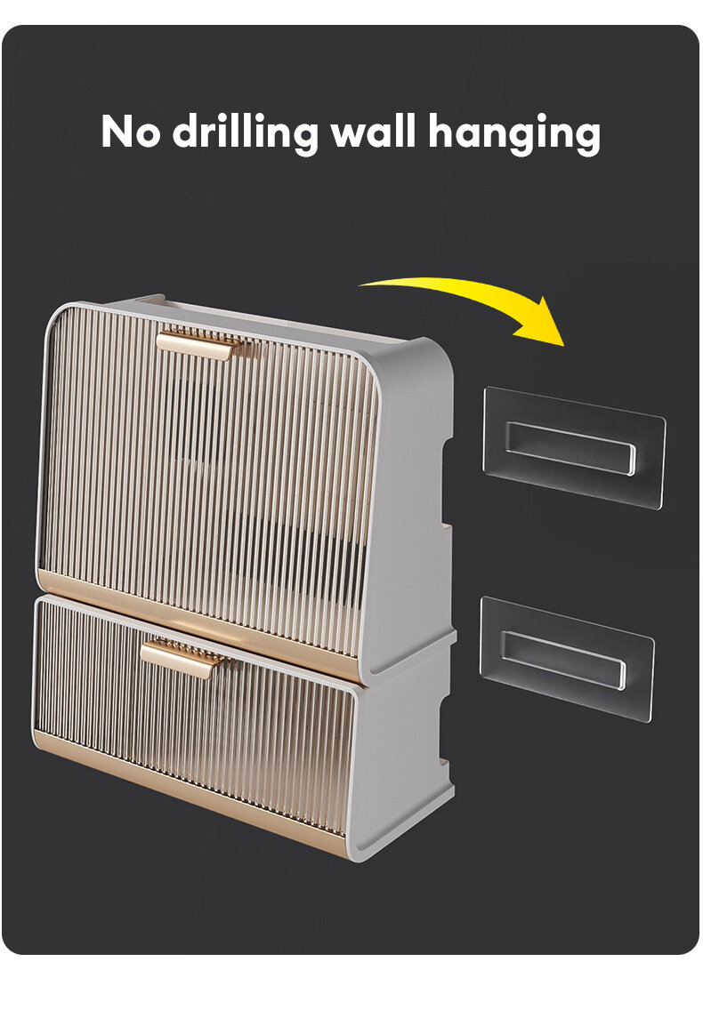 XINLANYASHE cable management box cable storage box Wall-mounted wireless storage box PVC shelf plug hanging wire storage cabinet power socket router storage box router storage power socket storage box power socket storage router storage device Power socke