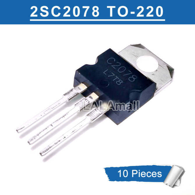 10pcs high quality c2078 2sc2078 to-220 magnification 60-100 27mhz rf power amplifier transistor new original