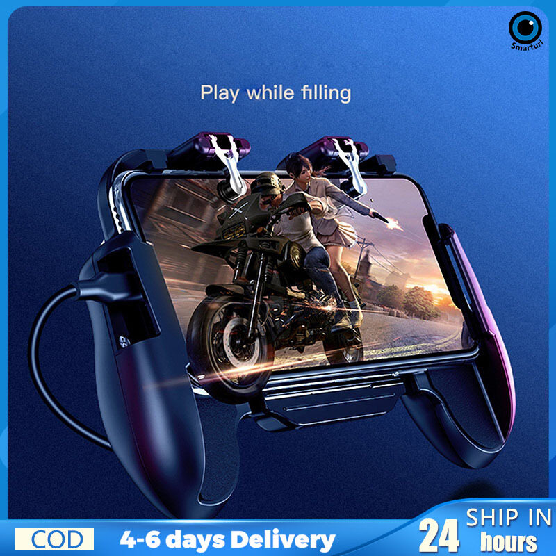 【Giao Hàng Nhanh】tay Cầm Chơi Game PUBG Mobile IOS Android Có Quạt Tản Nhiệt Kích Hoạt Chơi Game