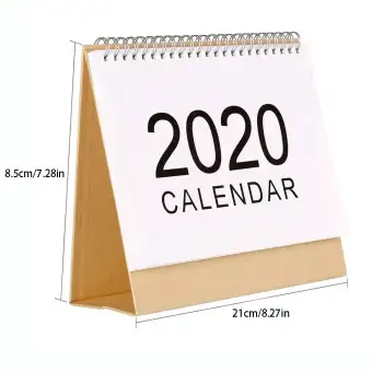 Desk Calendar 2019 2020 Monthly Desk Desk Top Flip Calendar Stand