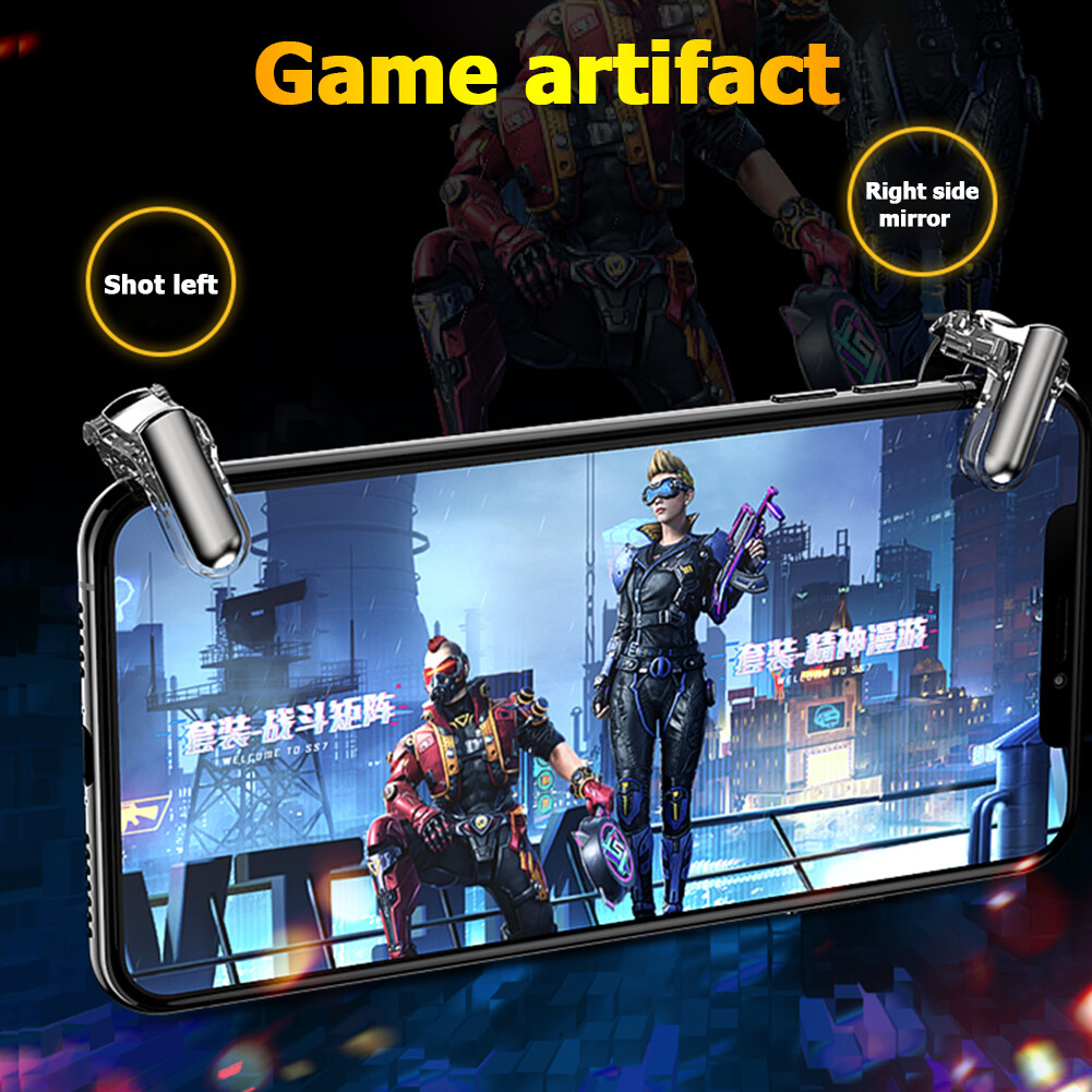 GT01 PUBG Mobile Phone Trigger Controller Gamepad Fire Button Shooter Joystick