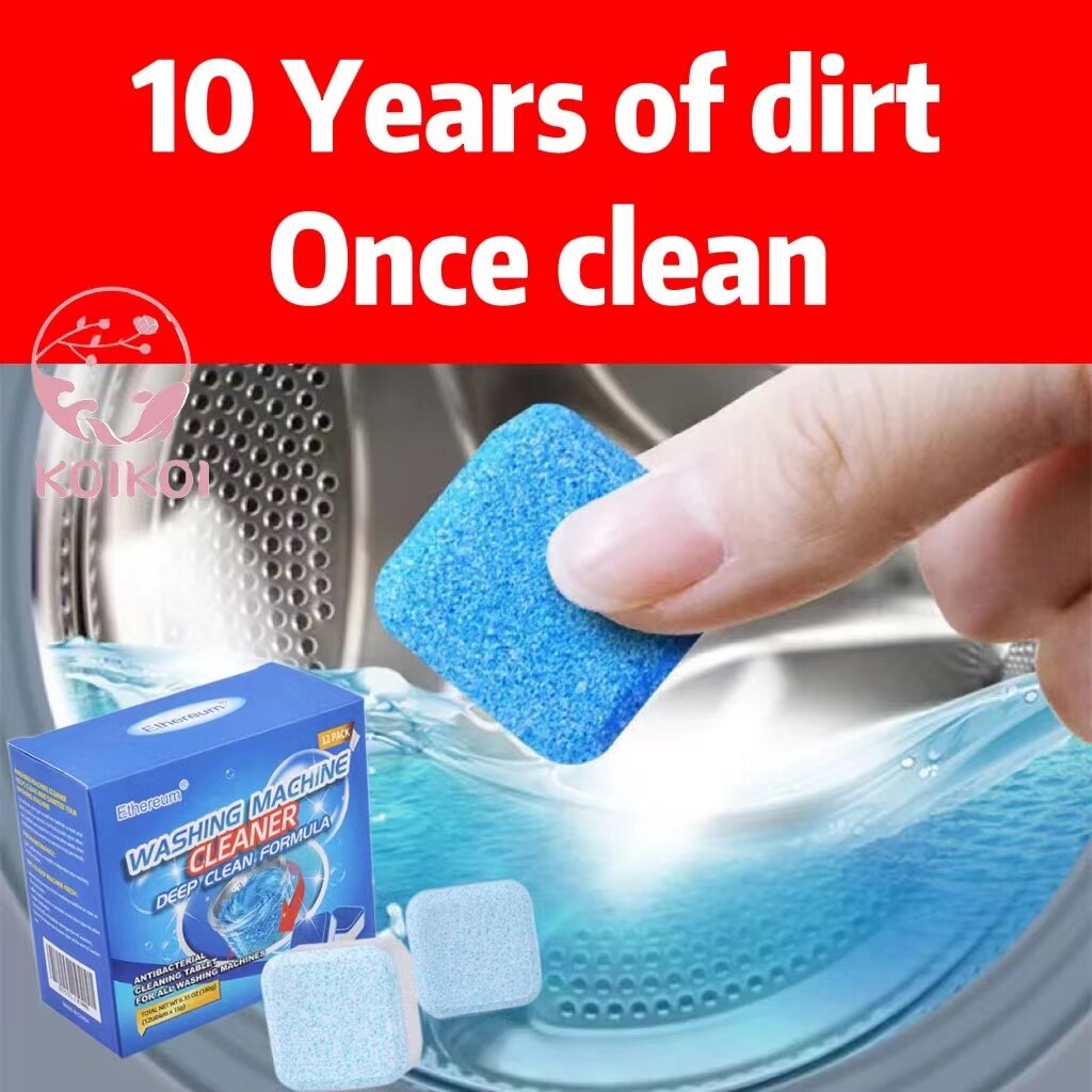 [Ready Stock] 12pcs Washing Machine Cleaner Washing Machine Cleaning