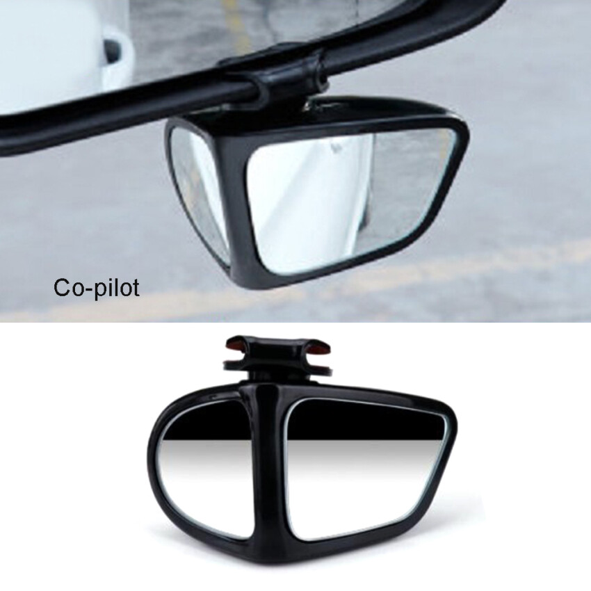 2pcs 360-Degree High-Definition Car Blind Spot Mirror Rotatable And Adjustable 2 Side Wide-Angle Exterior Car Rearview Mirror Parking Mirror
