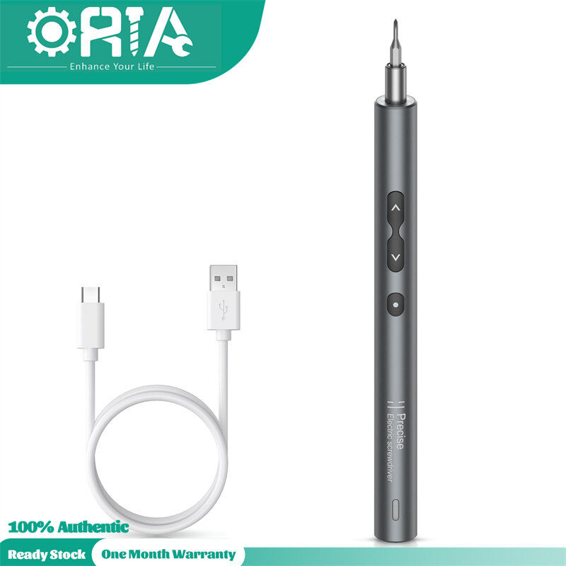 ORIA Electric Screwdriver Set Handle with 3 LED lights Rechargeable Cordless Driver Handle Automatic Compatible With ORIA Other Repair Tools set and Screw Driver Set Precision Bits kit