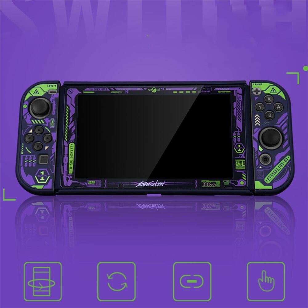 Thiết Kế Evangelion Cho Máy Chơi Game Nintendo Switch & Joy-Con Joypad Ốp Bảo Vệ Trò Chơi NS Sáng Tạo Vỏ Máy Chủ