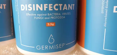 [EFFECTIVE METHOD TO DISINFECT] ORIGINAL GERMISEP DISINFECTANT SOLUBLE TABLET 2.5g FOR 10 LITERS