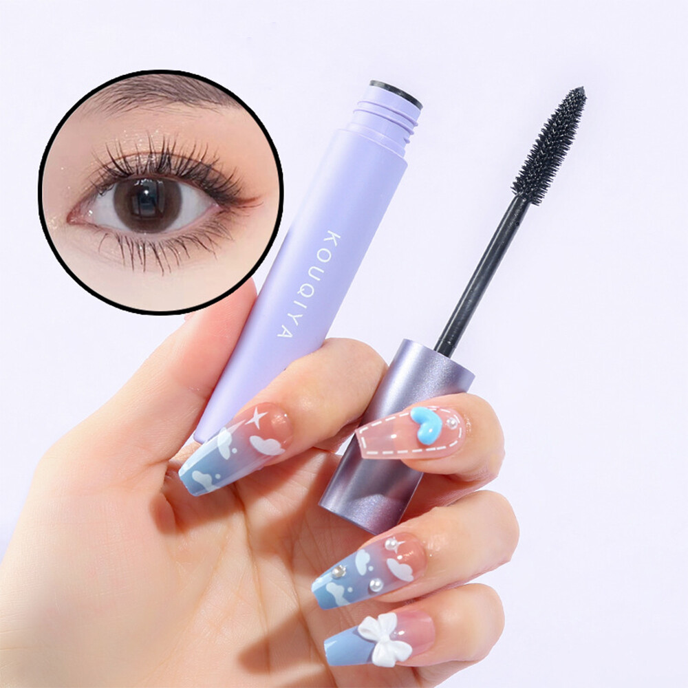 Mascara 3D Black Curl Waterproof Long Lasting Thick Lengthening Eye Makeup Eyelashes