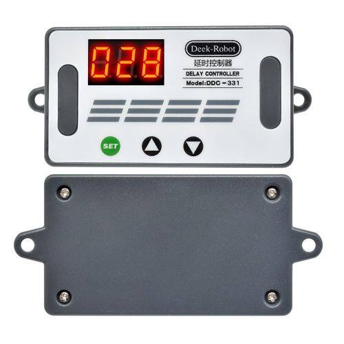 Aideepen DDC-331 DC 12V Trigger Cycle Time Timer Delay Relay LED Digital Display Adjustable Timing Control Switch Relays with Case