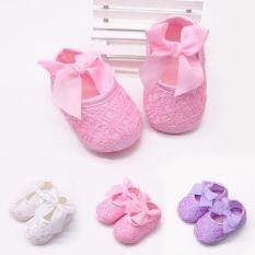 Giày nơ lớn đế bằng cho bé gái 0-12 tháng 3 màu sắc khác nhau để lựa chọn – I Love Daddy & Mummy – INTL