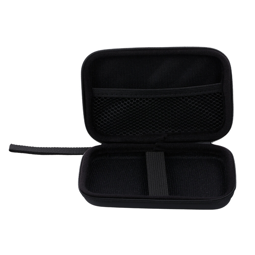 External Hard Drive Disk Case Shockproof EVA Case 2.5in HDD with Mesh Pocket and Soft Inner Fabric Carrying Case for Travel and Office Use