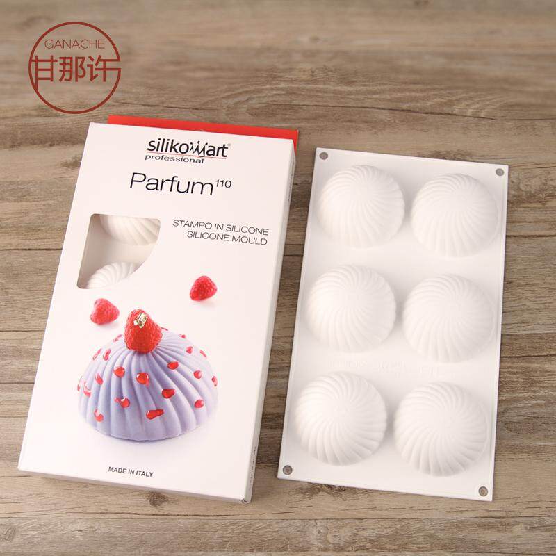 Gan Đó Xu Ý Silikomart SI3185 Kem Bánh Bánh Mousse Silicone Bộ Tạo Khuôn Hình Gửi Công Thức