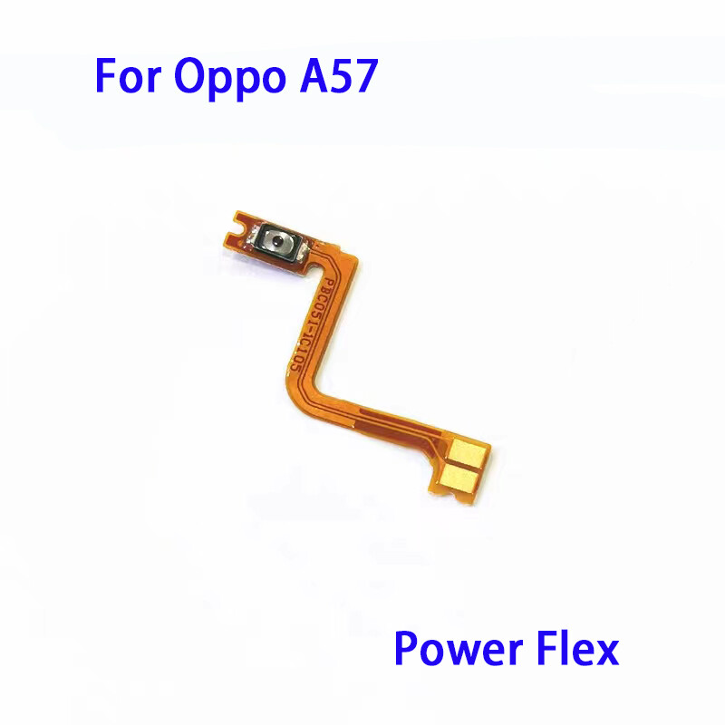 For Oppo A57 Power Volume Side Key button Flex Cable On Off Switch Flex Cable Repair Parts