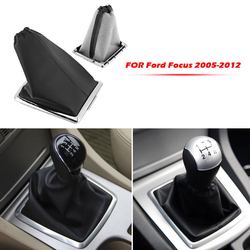 Núm Xe Hơi Bằng Da PU Vòng Cổ Cần Số Cho Xe Ford Focus 2005-2012