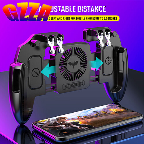 Gzza【 Gamepad 】 Preferred Cheap M10 M11 Six Finger Mobile Gamepad Game Controller For MEMO Mobile Phone Game Controller for PUBG Joystick Compatible