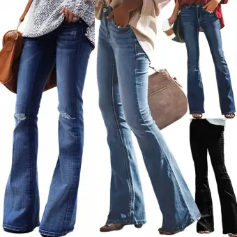 flared jeans low waist