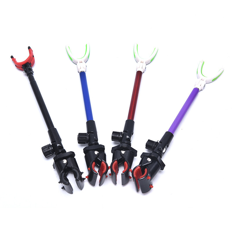 KUVN 【Flash Sale】Telescopic Fishing Bracket Rod Holder 3 Sections Bracket Support Stand Tool