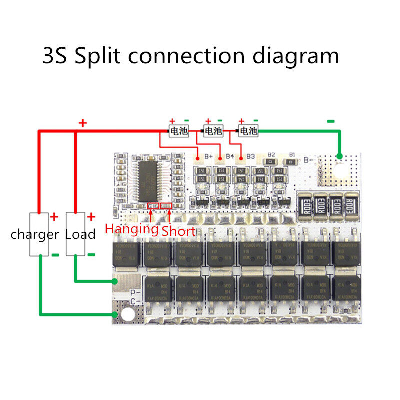 5S 4S 3S BMS 100A 21V 18V 16.8V 12V 18650 Li-Ion LMO Ternary Pin Lithium Mạch Bảo Vệ Hội Đồng Quản Trị Cân Bằng Sạc