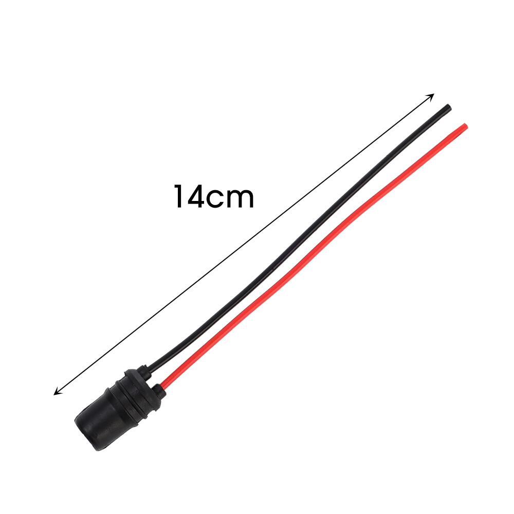 5pcs xe T10 ổ cắm tròn W5W mềm đui đèn Adapter Cáp bóng đèn LED ổ cắm kết nối cơ sở nêm ánh sáng đèn dụng cụ bóng đèn cắm