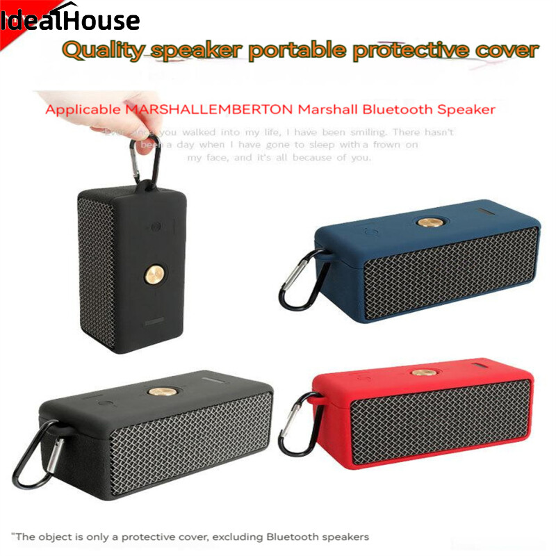 IDealHouse【Fast Delivery】Dust-proof Silicone Case Shell Compatible For Marshall Emberton Bluetooth-compatible Speaker Portable Storage Box