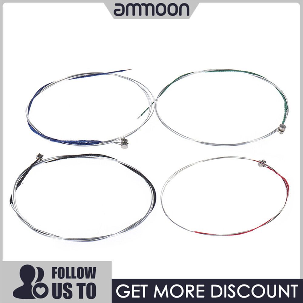 [ammoon]quà bí mật dây đàn guitar Full Set, Dây Đàn Violin Chất Lượng Cao, Dây Đàn Violin Cỡ 4/4 & 3/4 Dây G D A Và E