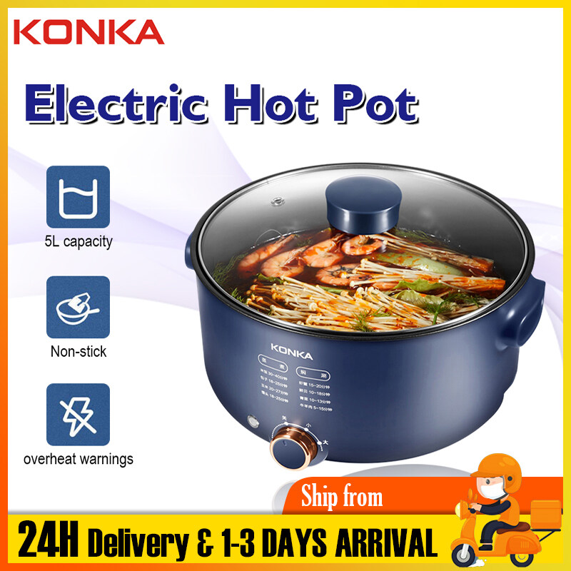 KONKA Electric hot pot Cooking Pot Rice Cooker Multi Non Stick Frying