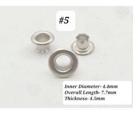 M Cho Japan Eyelet (Gold or Silver) Grommet Eyelet Electroplating ...