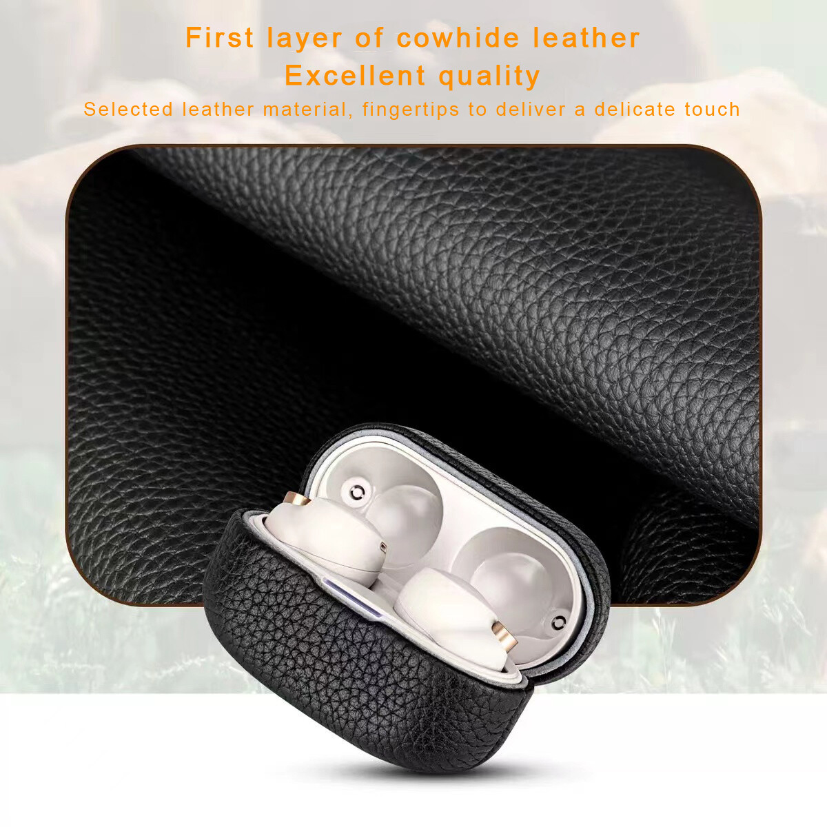 Cho Sony wf1000xm4 Tai nghe Bluetooth Bảo vệ trường hợp bảo vệ bằng da trường hợp