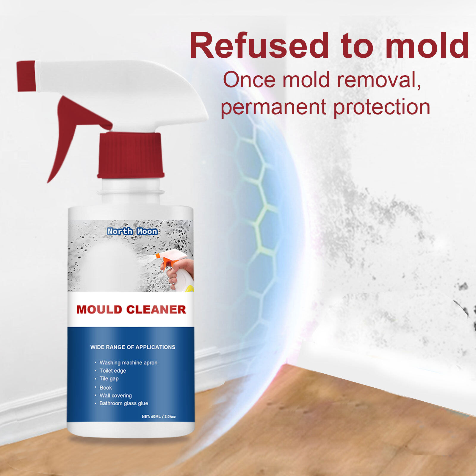 Jaysuing Mildew Remover Cleaner Mildew Spray Mildew Proofing Ceramic Tile Wall Cleaner Mildew Eliminating Moisture Absorbers Mildew Household Cleaner Mildew Cleaner Foam Kitchen Bathroom Cleaning Spray Washing Machine Toilet Wall Joint Moldy Remover
