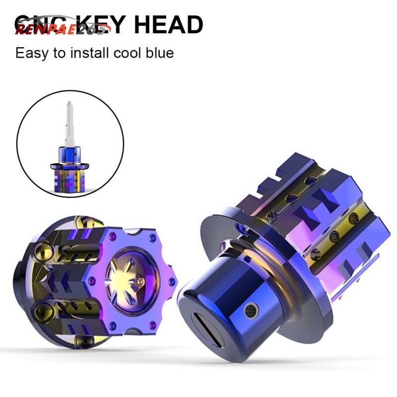 Đầu Chìa Khóa Bằng Titan Bị Cháy Sửa Đổi Cnc Thông Dụng Mới 2022 + Bộ Móc Chìa Khóa Phụ Kiện【cod】