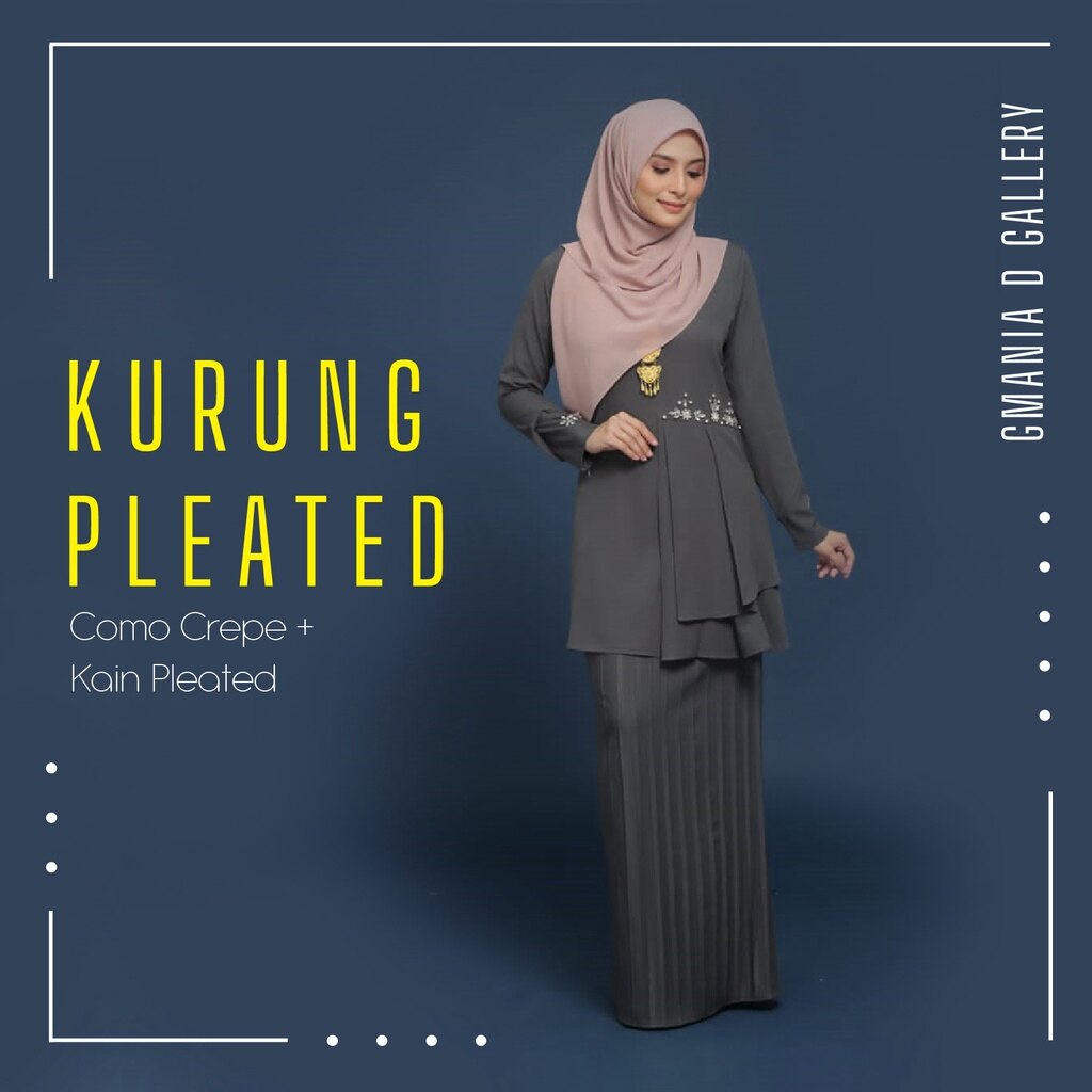 Shop Pleated Kurung Moden online 